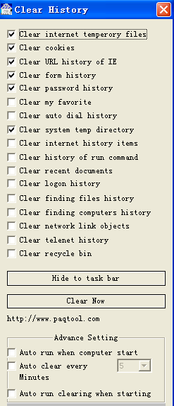 Clear Search History 2.1