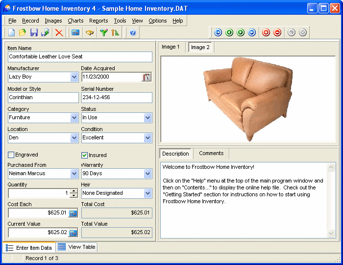 Program Inventory Software
