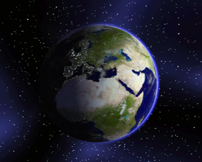 earth from space. The Earth Screensaver is a