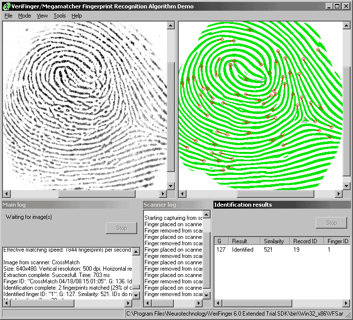 Fingerprint Microsoft Sdk