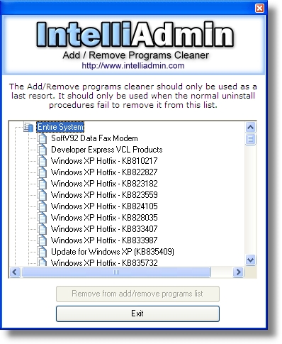 Add Remove Program Cleaner Software Download