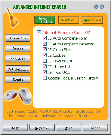 Advanced Internet Eraser Software Download