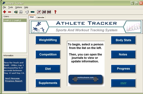 Athlete Tracker Software Download