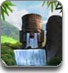 Waterfalls and Ancient Gods screensaver Software Download
