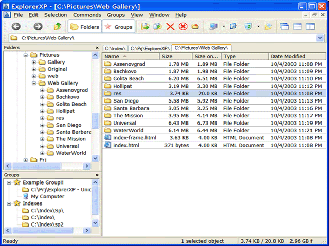 ExplorerXP – file manager