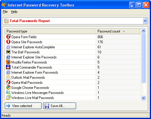 Internet Password Recovery Toolbox Image