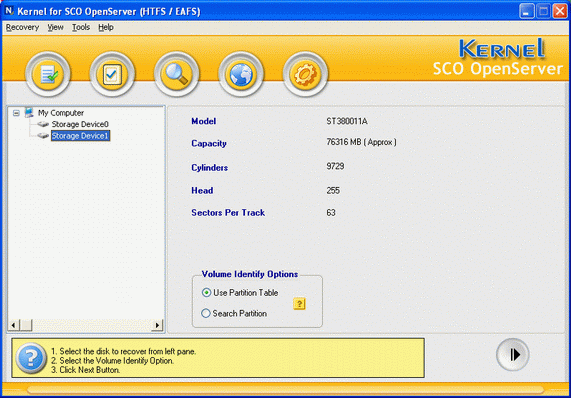 FileGets: Kernel Recovery for SCO OpenServer Screenshot - Kernel SCO ...