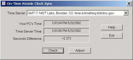 On-Time Atomic Clock Sync Image
