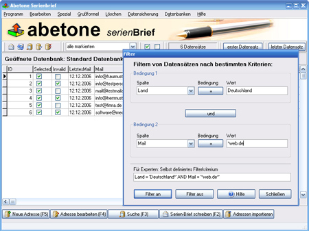 Abetone Serienbrief Software Download