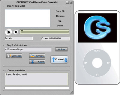 Cucusoft iPod Movie/Video Converter 08 Software Download