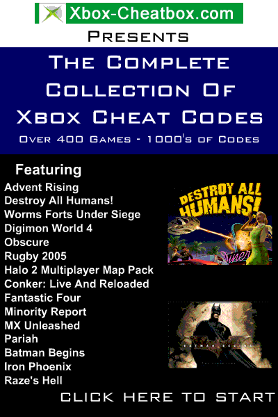 Free Xbox Cheats Collection Software Download