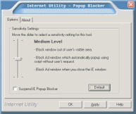 Internet Utility - Popup Blocker Software Download