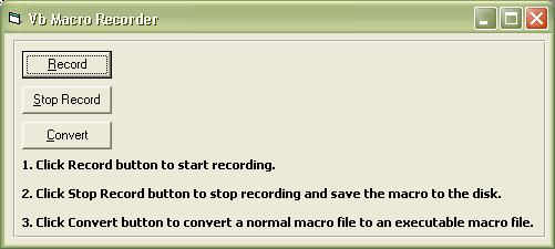 Macro Recorder ActiveX Control Software Download