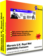 Morovia Royal Mail RM4SCC Fontware Software Download
