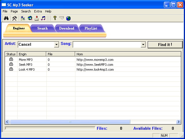 SC Free MP3 Seeker Software Download