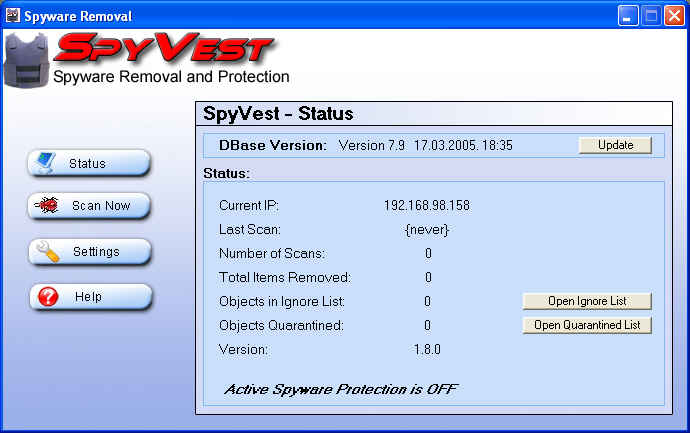 SpyVest Software Download