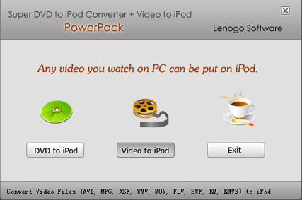 Super DVD + Video  to iPod Converter Software Download
