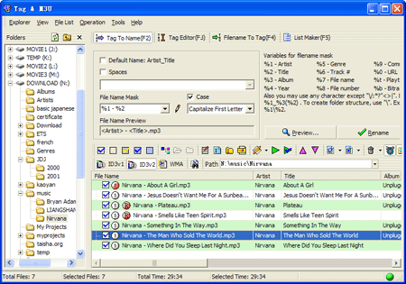 Tag and M3U Software Download