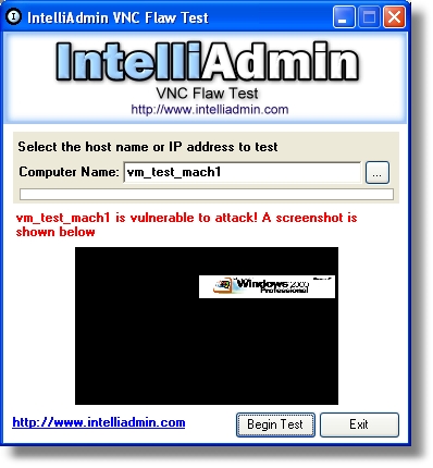 VNC Flaw Test Software Download